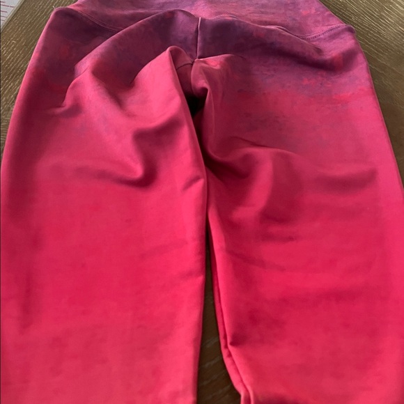 Noli Gradient Pink and Orange Women's Leggings Medium - Picture 2 of 4